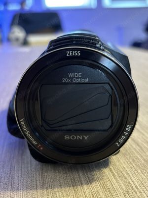 Sony FDR-AX53 4K Video Camcorder, Schwarz, Zeiss Objektiv Bild 2