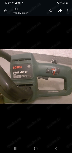 Bosch elektrische. Heckenschere 460 mm Schnittlänge Bild 3