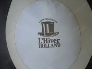 Dresur Zylinder Firma L Hiver Holand Schellack Zylinder mit Koffe Bild 7
