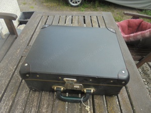 Dresur Zylinder Firma L Hiver Holand Schellack Zylinder mit Koffe Bild 8