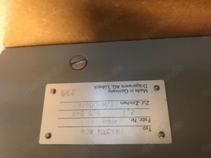 Narkosegerät für Veterinäre - Dräger Trajan 808 - Gebraucht Bild 8