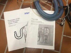 Narkosegerät für Veterinäre - Dräger Trajan 808 - Gebraucht Bild 2