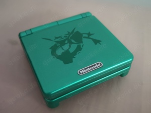 Nintendo GameBoy Advance SP GBA Pokémon Rayquaza Design