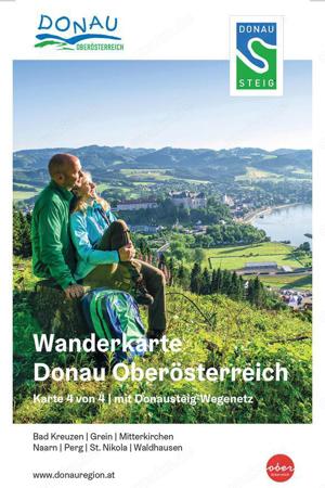 Donau, Oberösterreich Wanderkarte zu verschenken