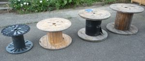 Kabeltrommel, Leertrommel, Holz Spule, Bar, Tisch, Holztisch, Gartentisch, Leer Trommel, Vintage