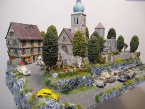 1:87 H0 DIORAMA Saurierfund am "Kirchberg" (57x32x34) Bild 2