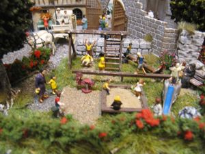 1:87 H0 DIORAMA Saurierfund am "Kirchberg" (57x32x34) Bild 8