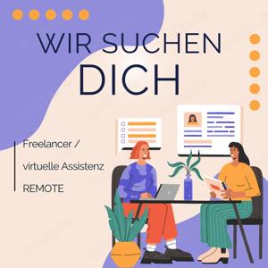 Freelancer oder Angestellte Virtuelle Assistenten (m w d) Remote 