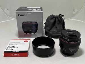 Canon EF 50 mm F 1.2 L USM Objektiv + OVP + Zubehörpaket + Protection Filter