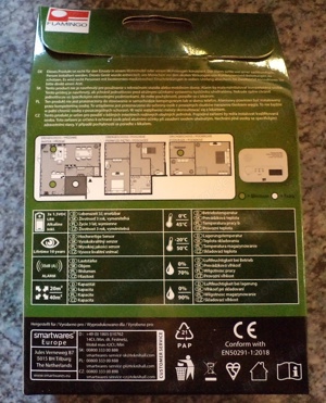 FLAMINGO Marken Kohlenmonoxidmelder   CO Detector, Sensor mit 10 Jahren Lebensdauer, OVP+versiegelt Bild 2