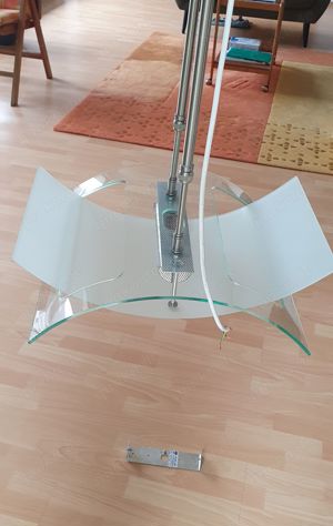 Designer Lampe aus Glas