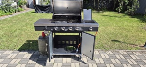 Gasgrill 4+1 Brenner fast nicht benutzt, Zustand wie neu zu verkaufen.