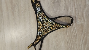 damen string gr M. getragen  leopard