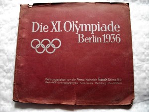 Sammelalbun Olympiade 1936