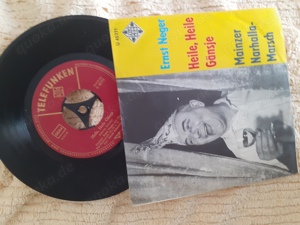  3 alte Schallplatten - Mainzer Hofsänger, Ernst Neger und Margit