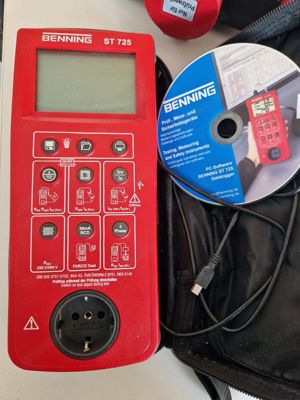 Benning st 725 Gerätetester mit 400V Messadapter Bild 2