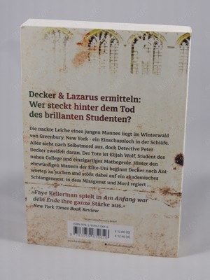 Faye Kellerman: Am Anfang war dein Ende - 1,80  