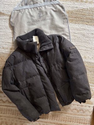 Brunello cucinelli daunenjacke m neu