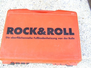 Rock und Roll Heizkabel Verlegemaschine