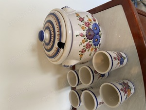 Boulentopf mit 6 Becher Bild 2