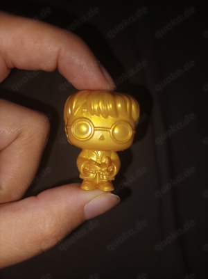 Verkaufe sehr seltene goldene Harry Potter figur