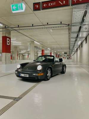 Porsche 911 Carrera 2 Cabriolet, schiefergrau metallic