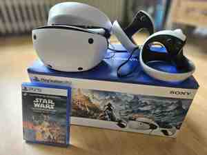 PlayStation VR2 4K VR Brille   PlayStation 5 PS5 Top Zustand   Inkl. Star Wars Virtual Reality PC- &