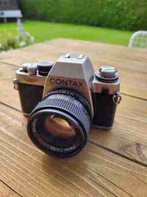 Contax S2 inkl. Carl Zeiss Planar 50mm 1.4 Analoge Fotografie Analogkameras