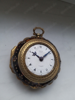 Ralph Gout London Spindeltaschenuhr für den Osmanischen Markt um 1790