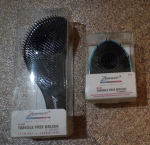 Je 1x Marken Haarbürste ZENNER Tangle Free MINI und MAXI zum Entwirren der Haare,NEU, OVP, unbenutzt