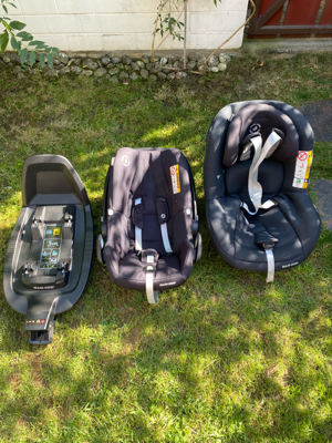 Isofix MaxiCosi mit Sportsitz und Station in Schwarz zuverkaufen