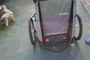 Hunde Fahrradanhänger   Hunde Kinderwagen für große Hunde Croozer Bruuno