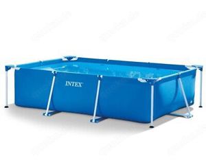 INTEX Swimming Pool Frame Rechteck 300x200x75 Schwimmbecken NEU