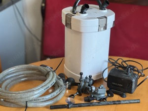 Wiltec 50369 Außenfilter + Förderpumpe 1000L h Aquarium 