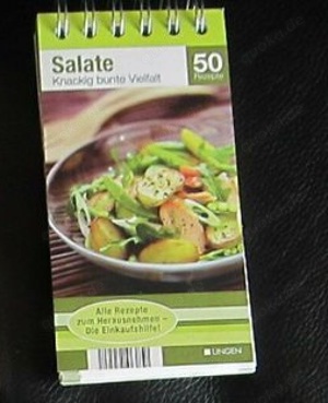 Salate, 50 Rezepte, aufstellbar, zu verschenken   