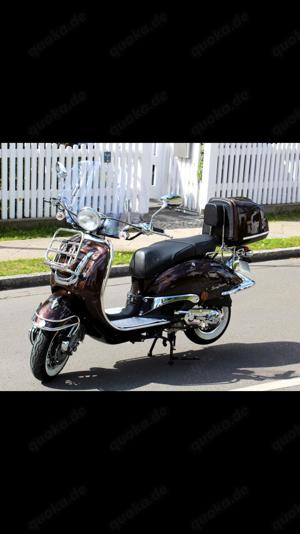 BASTLER 125er RetroMotorrad, mit Fernzündung, Ersatzhelm, TÜV!