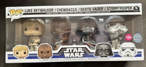 Funko Pop Star Wars New Classics 4er Pack Chewbacca flocked