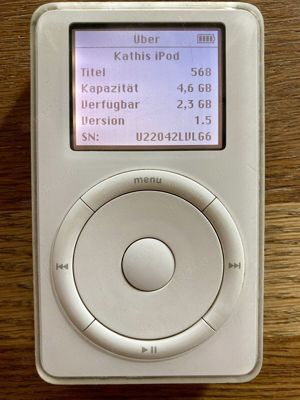 Apple iPod 1st Gen 5Gb (Scroll Wheel) M8541 Voll Funktionsfähig! OVP