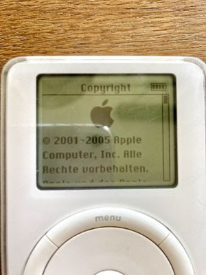 Apple iPod 1st Gen 5Gb (Scroll Wheel) M8541 Voll Funktionsfähig! OVP Bild 6