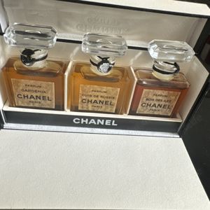 Chanel set parfum miniaturen Vintage 3st;Gardena ; Cuir de Russie; Bois Des ILES