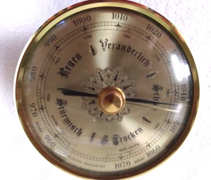  Barometer - vintage - West Germany - Messing