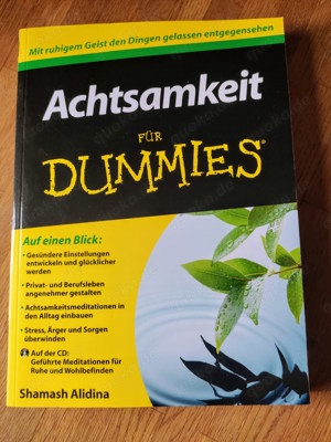 Buch "Achtsamkeit für Dummies", neu, inkl. CD