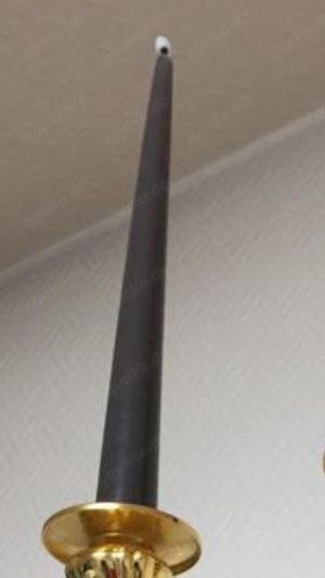 3-armiger vergoldeter Kerzenständer Bild 3