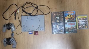 Ps1 + Spiele für PS1 + GTA 4 für PS3.