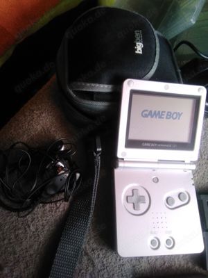 Nintendo Gameboy Advance SP Handheld Spielkonsole - TOP + 49 Spiele Bild 2