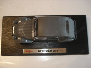 Citroen 2 CV Metall Modell 1:18 neuwertig OVP Bild 7