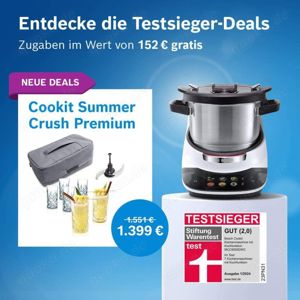 Bosch Cookit Summer Crush Premium Deal (0%Finanzierung möglich)