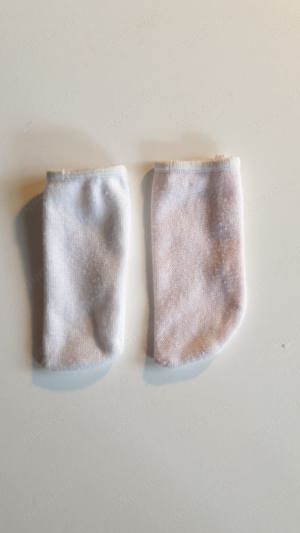 Puppenkleidung   Strümpfe Socken   weiß