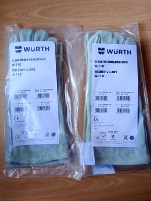 2 Paar Würth Schweißerhandschuhe W-110 Siehe Bilder