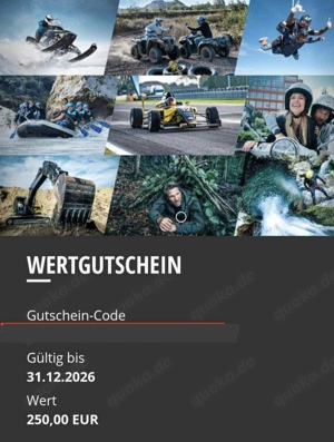 Jochen schweizer gutschein  NUR HEUTE 150 